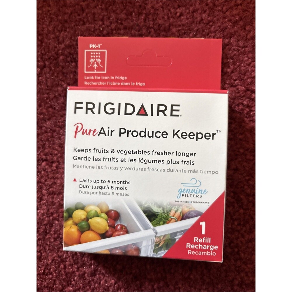 Frigidaire PureAir Produce Keeper Filter Refill Fresher Lasts Longer PK-1
